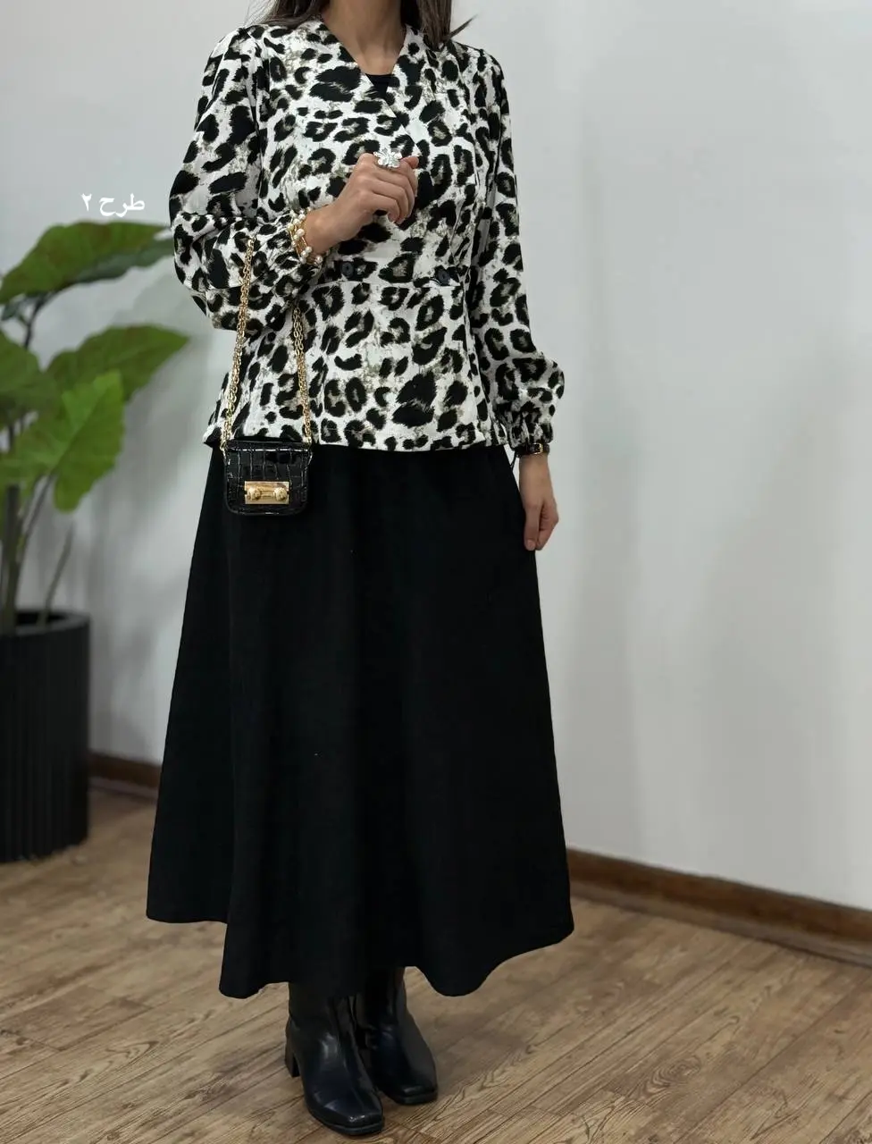 ست تونیک و دامن هانیل 1 (پیش فروش)